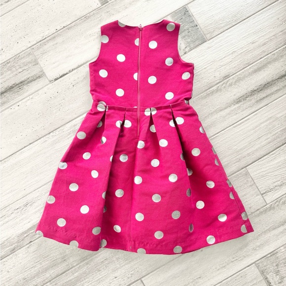 Lands' End Red Fit & Flare Party Dress - size 8 - Picture 2 of 5